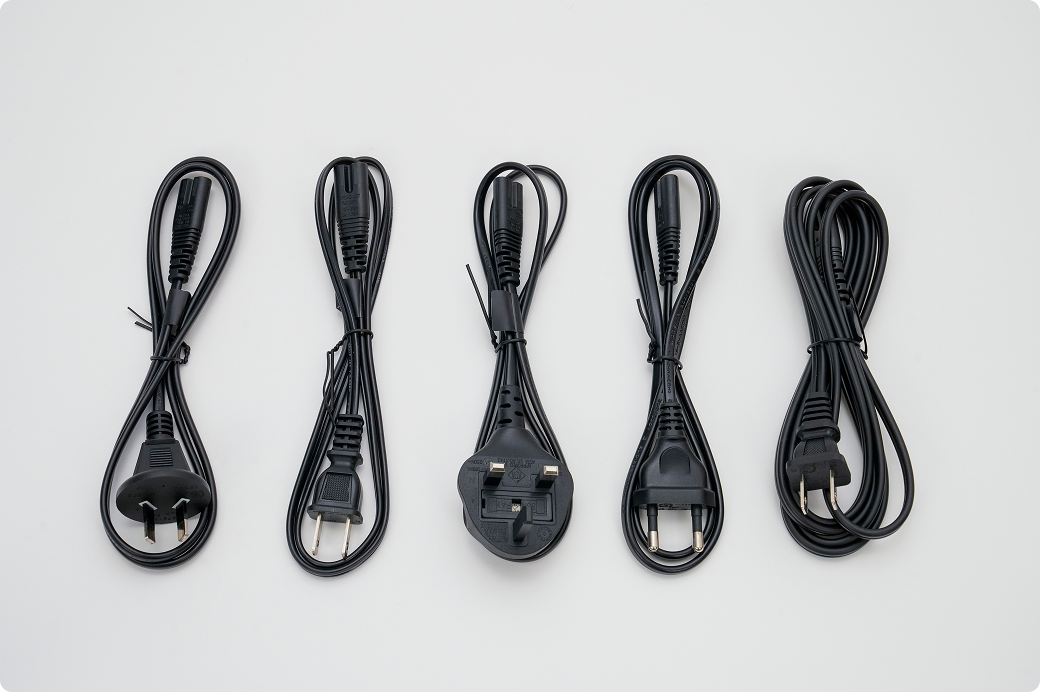 電源コードの写真