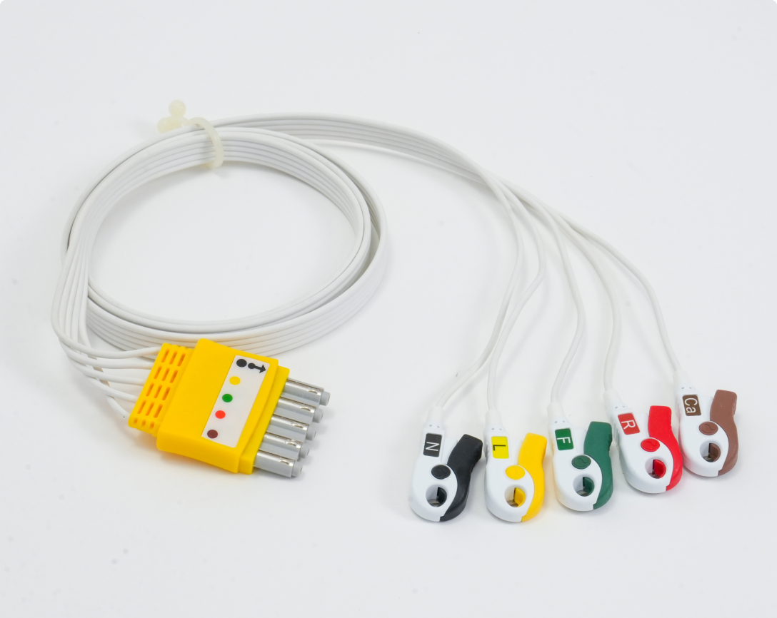 ECGケーブル（単回使用タイプ）医療用心電図ケーブル